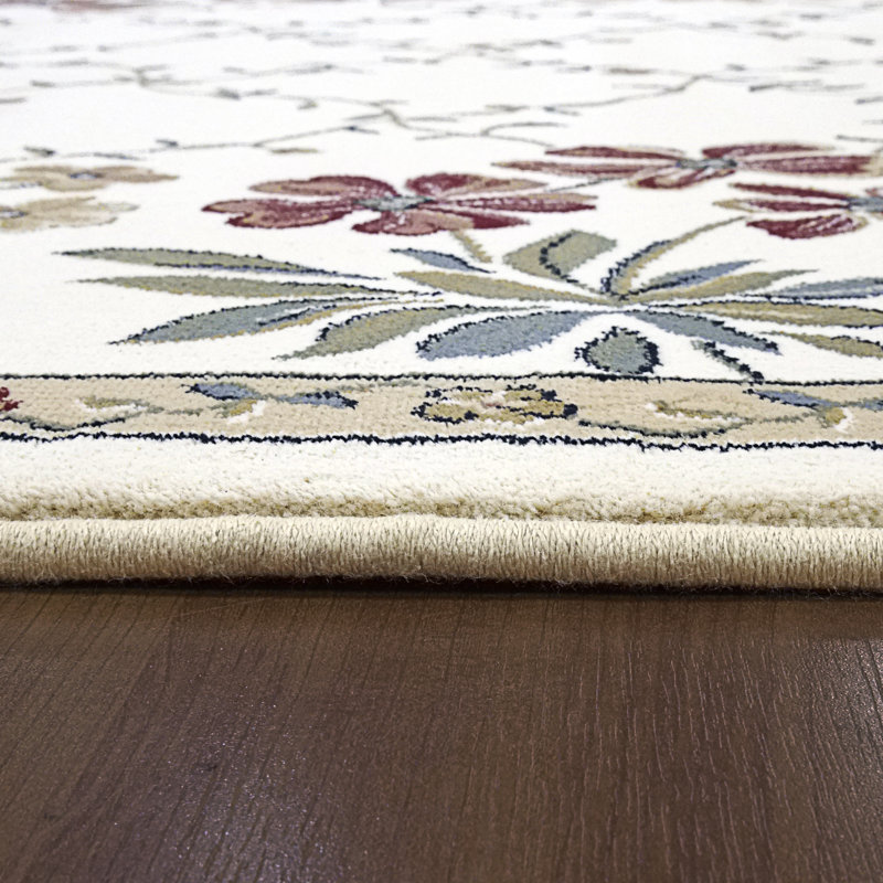 Angie Floral Indoor Rug, Round 7'10"