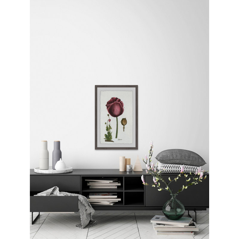 Tulipe Mauve - Single Picture Frame Print, 91 cm H x 61 cm W x 4 cm D