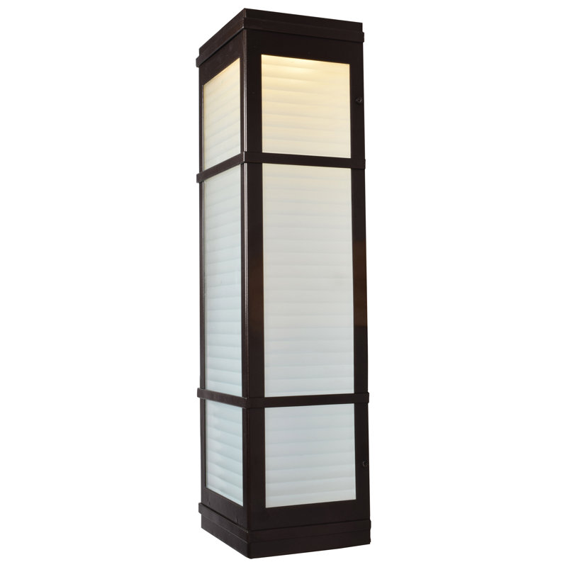 Kaufman Wall Light, Satin, 20" H x 6" W x 6" D