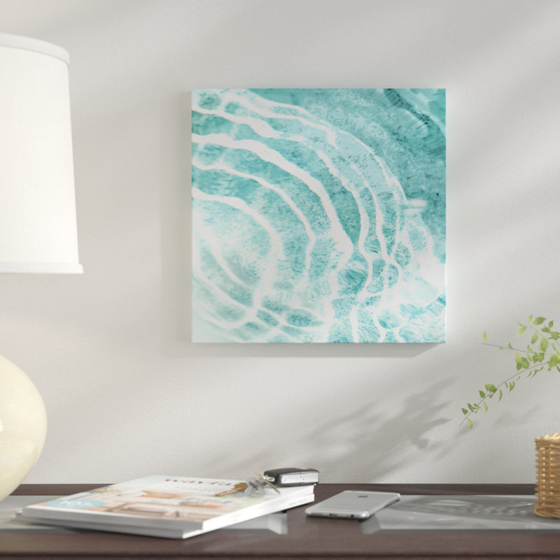 « ondulation reflection ii », reproduction de photo sur toile, H 12 po x l 12 po x P 0,75 po, Papier d'art encadré noir