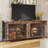  79" Dog Crate Furniture For 2 Dogs, Large Dog Kennel With 360° Rotating Feeder Bowls, Indoor Double Dogs Crates With 4 Doors, Wooden Crate Tv Stand With Removable Divider-1624722008