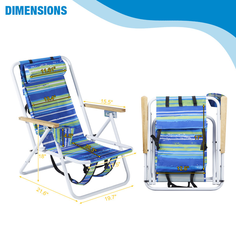 Tanah Reclining/Folding Beach Chair