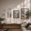 Mountains In Mist Scandinavian - Print-1720541285-1720541286