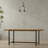 Campbell 72"W Mango Wood Industrial Dining Table, Powder-Coated Metal Base, Rectangle-1565328150