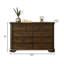 Commode 9 tiroirs Cressa-301610945