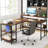59.05'' Reversible L -Shaped Desk with Monitor Stand