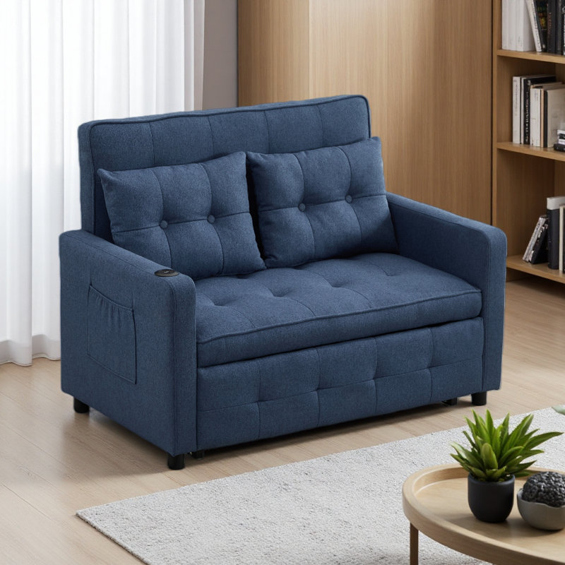 Canapé-lit convertible 3 en 1 Sleeper Chair, Marine