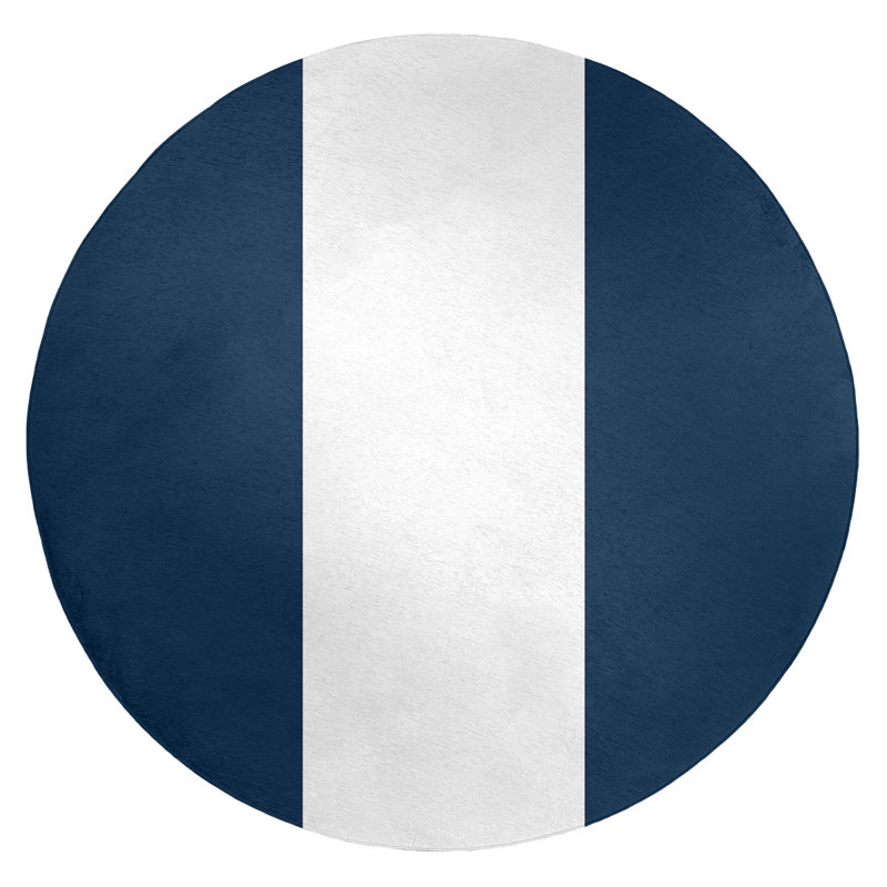 Chenille Indoor Rug, Round 5'