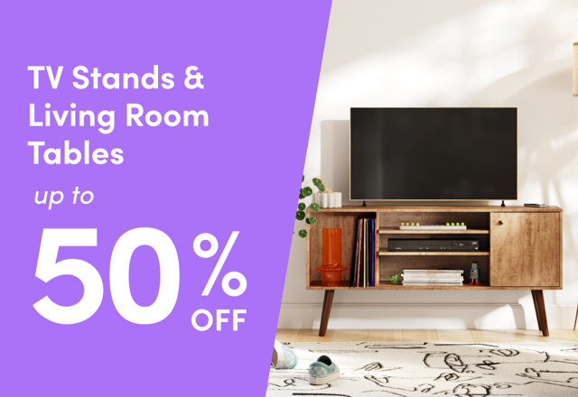 TV Stand & Living Room Table Deals