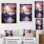Carrousel mauve à grande roue mauve sur toile-91437081-91437091