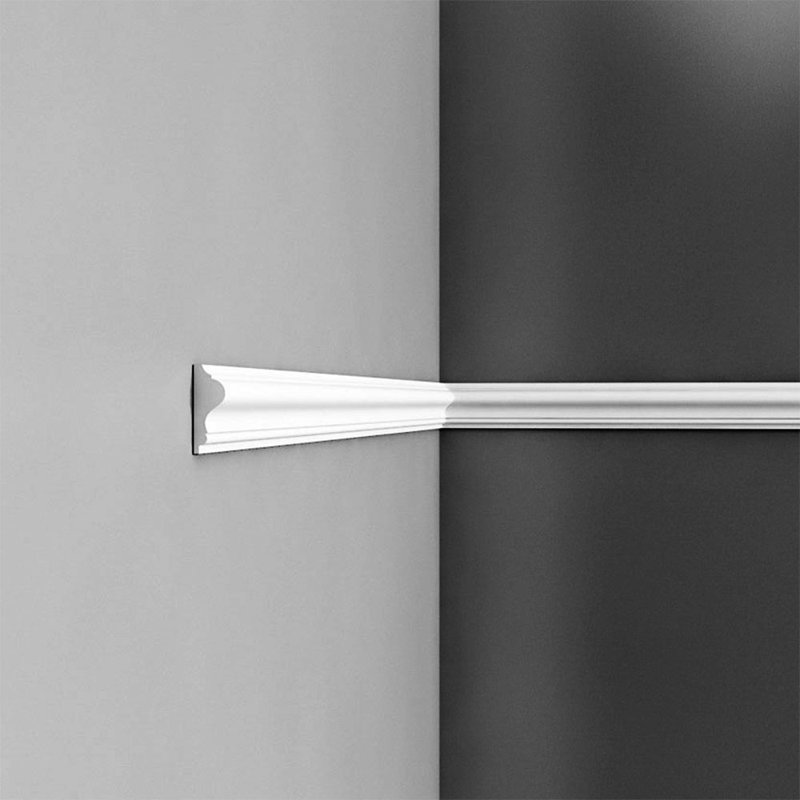 1.56'' H x 78.75'' W x 0.56'' D Plastic Chair Rail