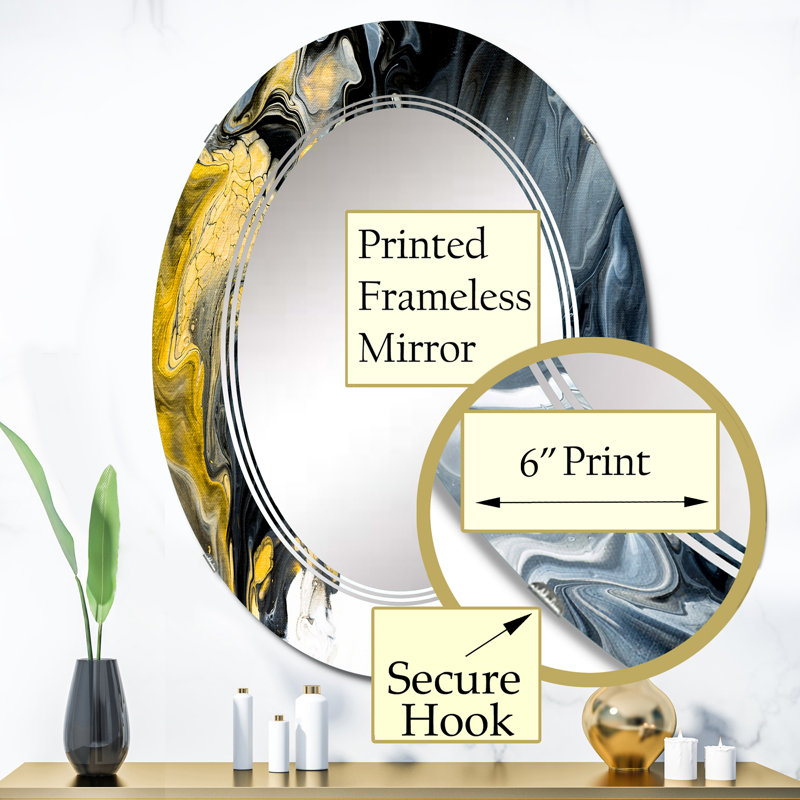 Miroir de salle de bain sans cadre, 36 po x 24 po