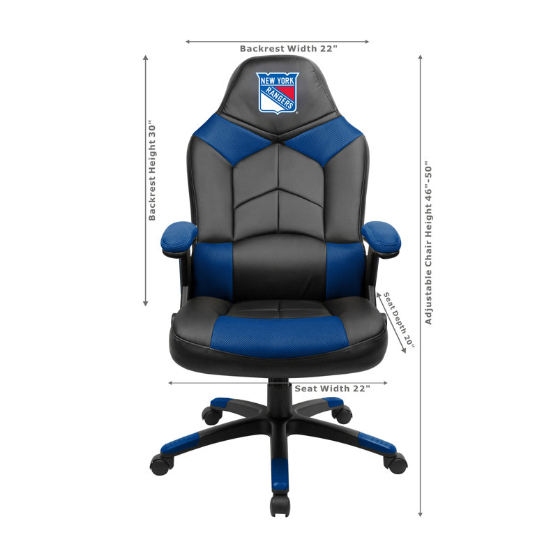 Fauteuil de bureau surdimensionné NHL, Rangers de New York