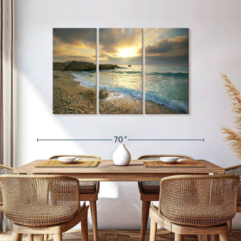 Gillard, coucher de soleil hypnotisant, H 36 po x l 57 po