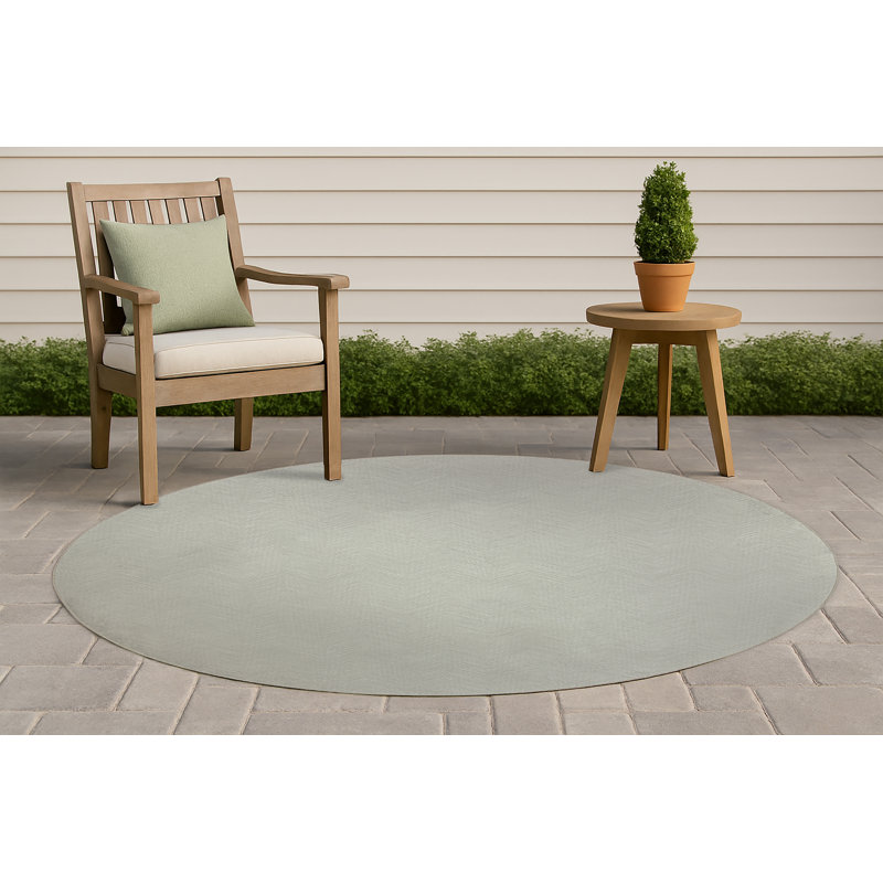 Tapis d'extérieur mince antidérapant Chevy, Rond 5 pi