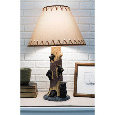 Lampe de chevet brune Starbuck 22 po