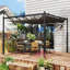 Chamroeun 3 x 3(m) Metal Pergola with Retractable Roof UPF30+-797069278