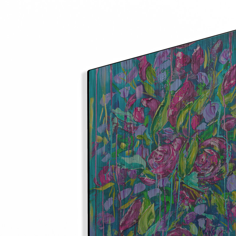 «Rain mauve» par Estelle Grengs, H 16 po x l 12 po