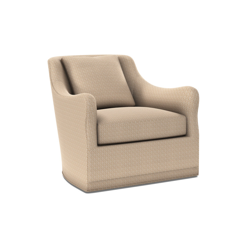 Arcadia Sculpted Arm Swivel Glider, Chadwyn Dijon