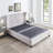 Amil Zero Gravity Pain Relieving Massaging Adjustable Bed with Wireless Remote, Bluetooth and App-847681834