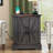 End Table with Charging Station and Adjustable Shelf-1751423724