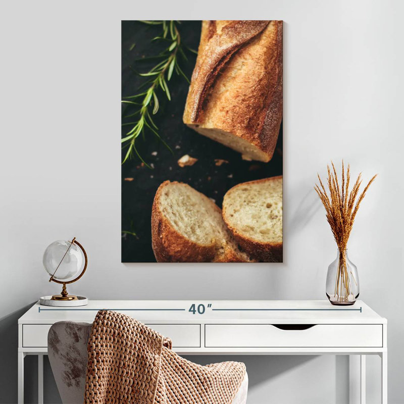 Baguette fraîchement cuite Yarlin, H 30 po x l 20 po