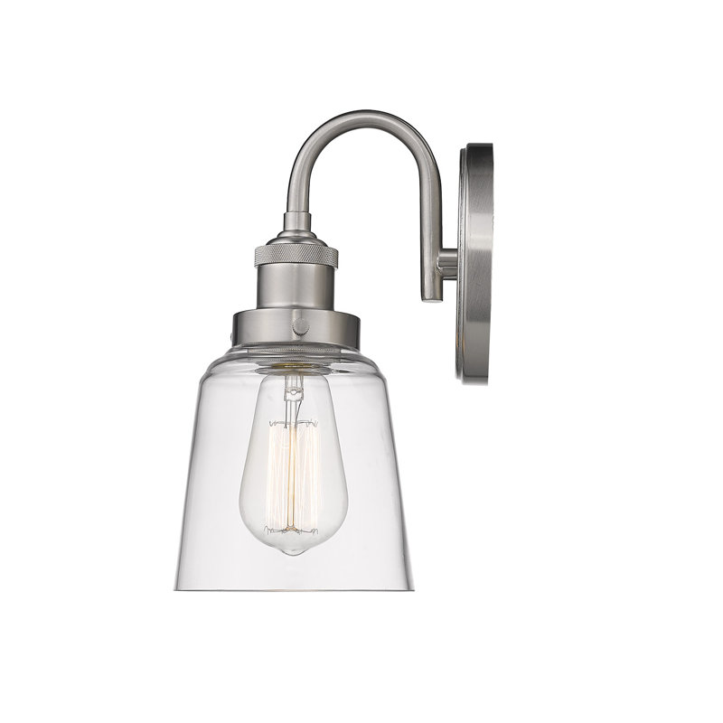 Ceresco Armed Sconce, Nickel