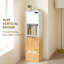 HOMCOM Bookcase with 2 Cabinets and Doors, 4-Tier Bookshelf-1625328819
