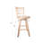 Consetta Swivel Solid Wood Counter Stool-295837431