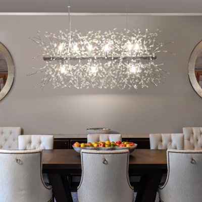Lakeyah 12 - Light Dimmable 71.1 cm Sputnik Kitchen Island Pendant