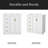 30'' Bathroom Vanity With Ceramic Sink Combo,Solid Wood Frame Bathroom Storage Cabinet, Freestanding Vanity Set With 3 Drawers& Soft Closing Doors-245026685