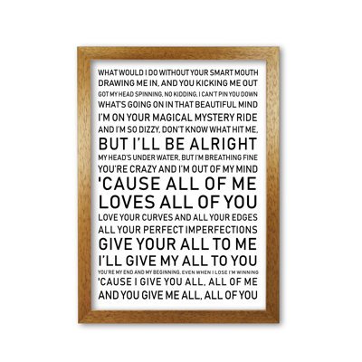 All Of Me - Print