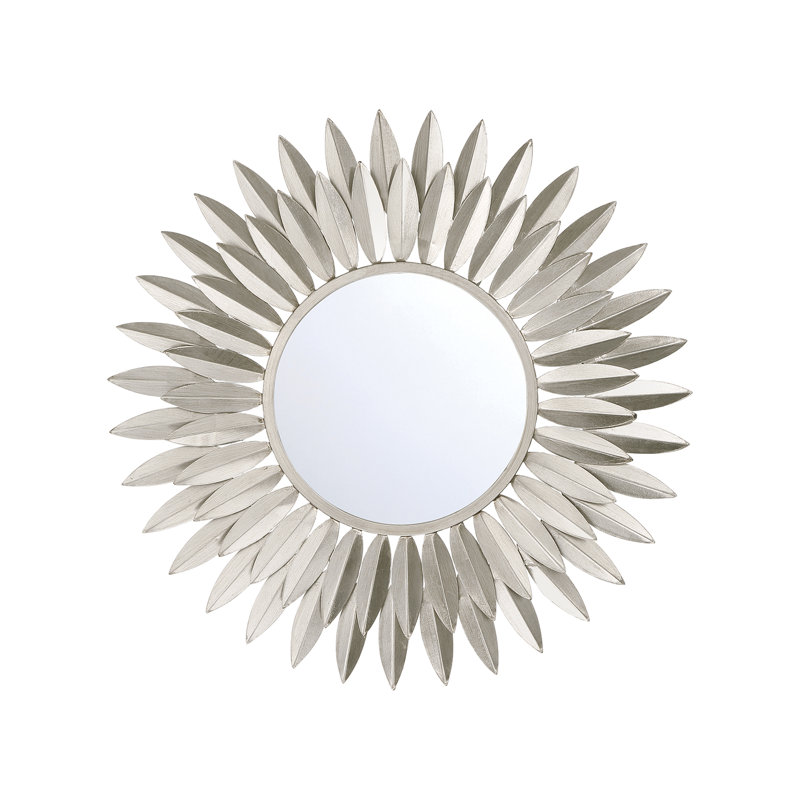 Thom Mirror, 20" x 20", Antique Silver 