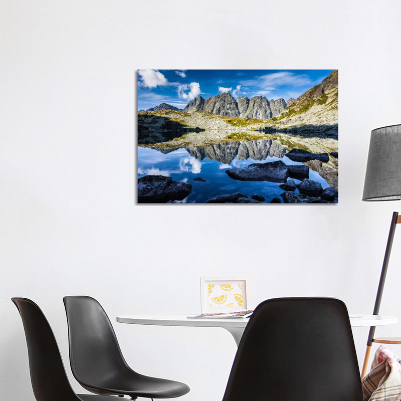 Slovakia, Tatra Mountains, Mountain Lake 1 Piece Wrapped Canvas Wall Art, 101.6 cm H x 66.04 cm W x 3.175 cm D