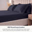 Drap-housse en satin de coton biologique certifié Dela GOTS, densité de tissage 400, coton doux à longues fibres, poche profonde de 16 po-88077802-88077810