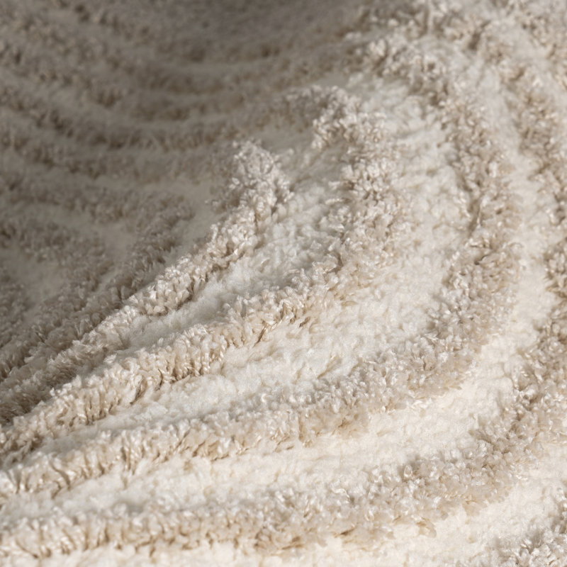 Gloria Abstract Shag Area Rug, Runner 2'8" x 8'