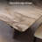 Simple Rectangular Natural Marble Dining Table Set-105491831
