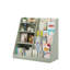 Bibliothèque multifonctionnelle à 4 niveaux avec rangement pour bibliothèque (sauge)-678571171