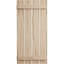 Volets rustiques en faux bois à quatre planches espacées (par paire)-71288248-88966851-88966855
