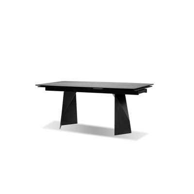Prism Extendable Metal Base Dining Table