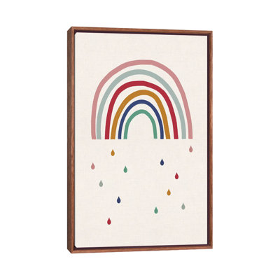 Décoration murale pleure arc-en-ciel pour enfants