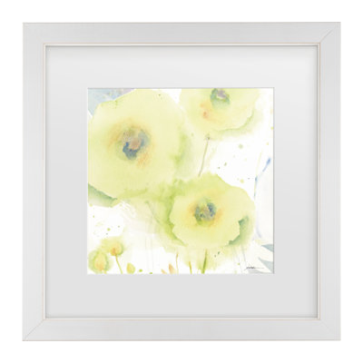 Sheila Golden Limelight Matted Framed Art