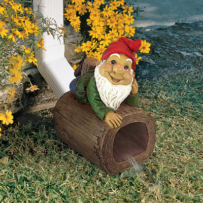 Statue de gouttière orageuse Gnome