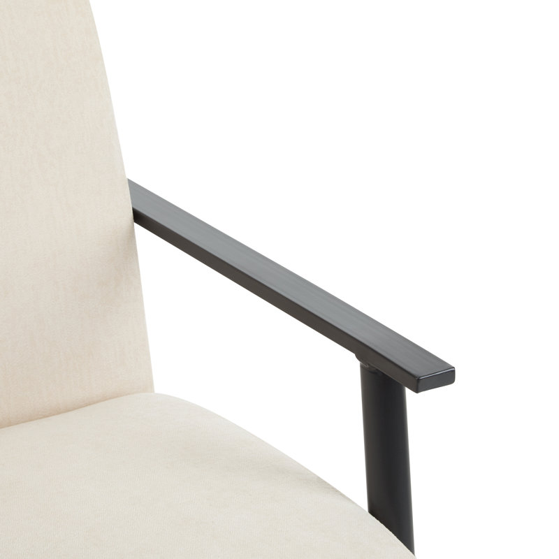 Ensemble de 2 chaises longues modernes l 26,38 ", Beige