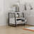 Modern Nightstand with Soft-Close Hinges, Carrara Marble Color, 17.7 x 19.7 x 15.7 inches | 100% Melamine Coated Particle Board, Thickness: 0.7 inches | Stylish and Functional Design for Bedroom or Living Room