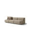 3 Seater Velvet Sectional