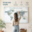 Carte du monde personnalisée Home With You I Push Pin-371963096-372055095