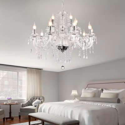Lustre moderne en cristal de cristal K9
