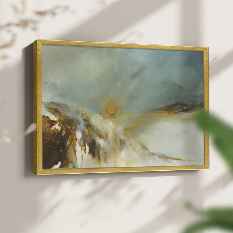 Terra Sol -Framed Print - Restickable, 8" H x 10" W, Gold