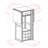 Swaraj 50'' Solid Wood Wine Bar